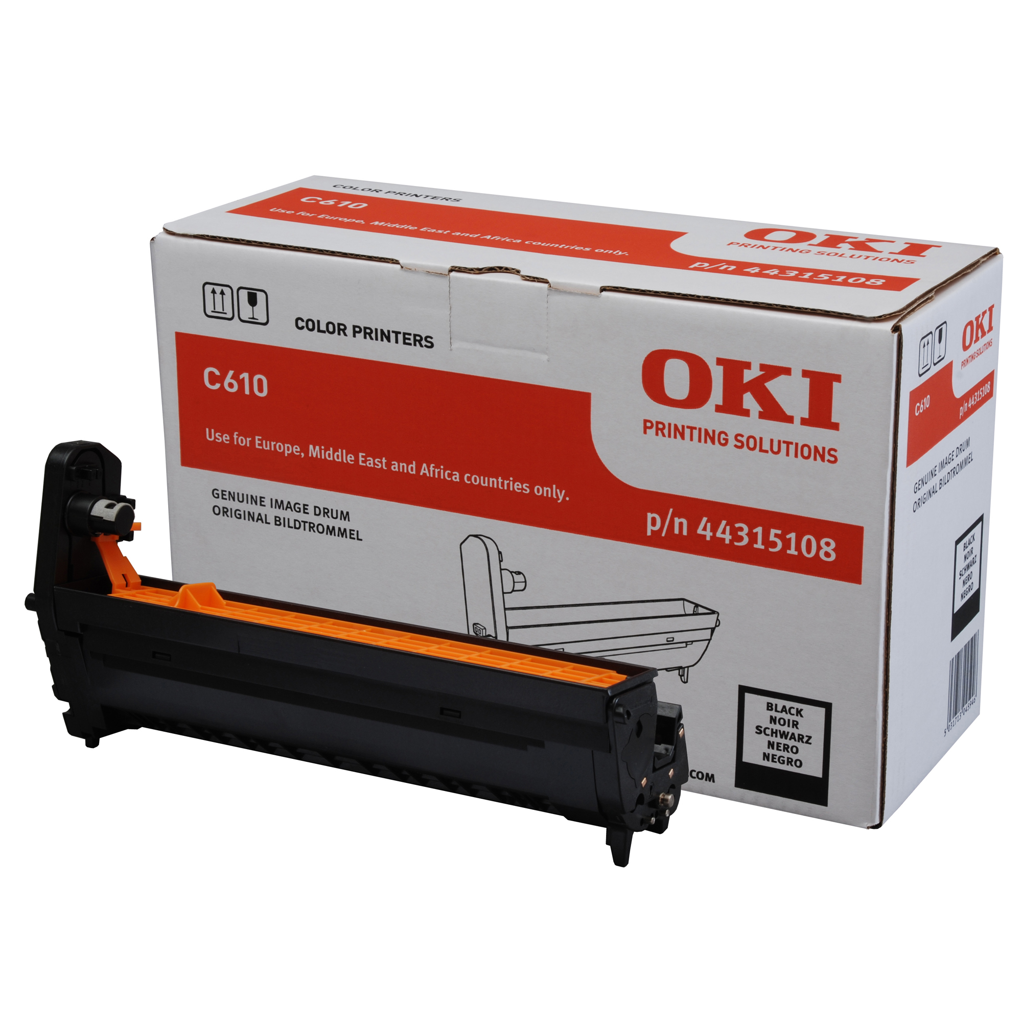 OKIEPC610BK Oki - Tamburo - Nero - C610 - 44315108 - 20.000 pag - immagine 1