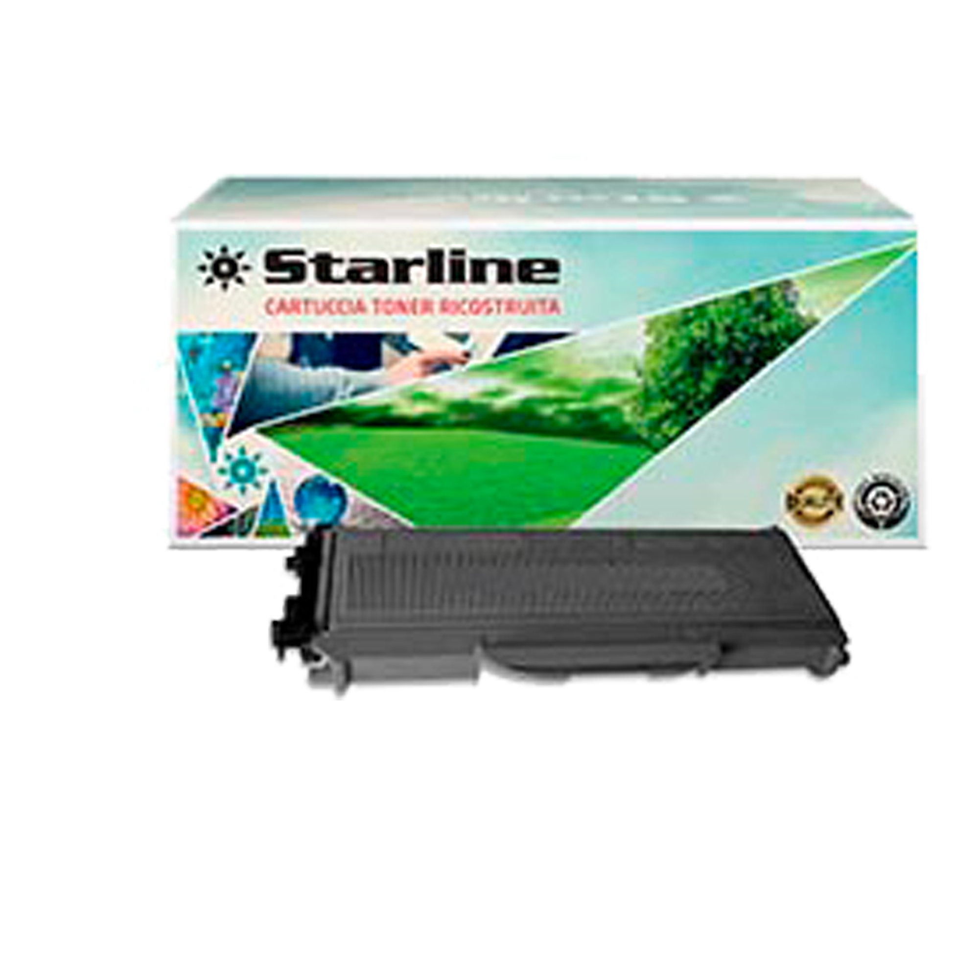 STLBTN2120 Starline - Toner Ricostruito - per Brother - Nero - TN2120 - 2.600 pag - immagine 1