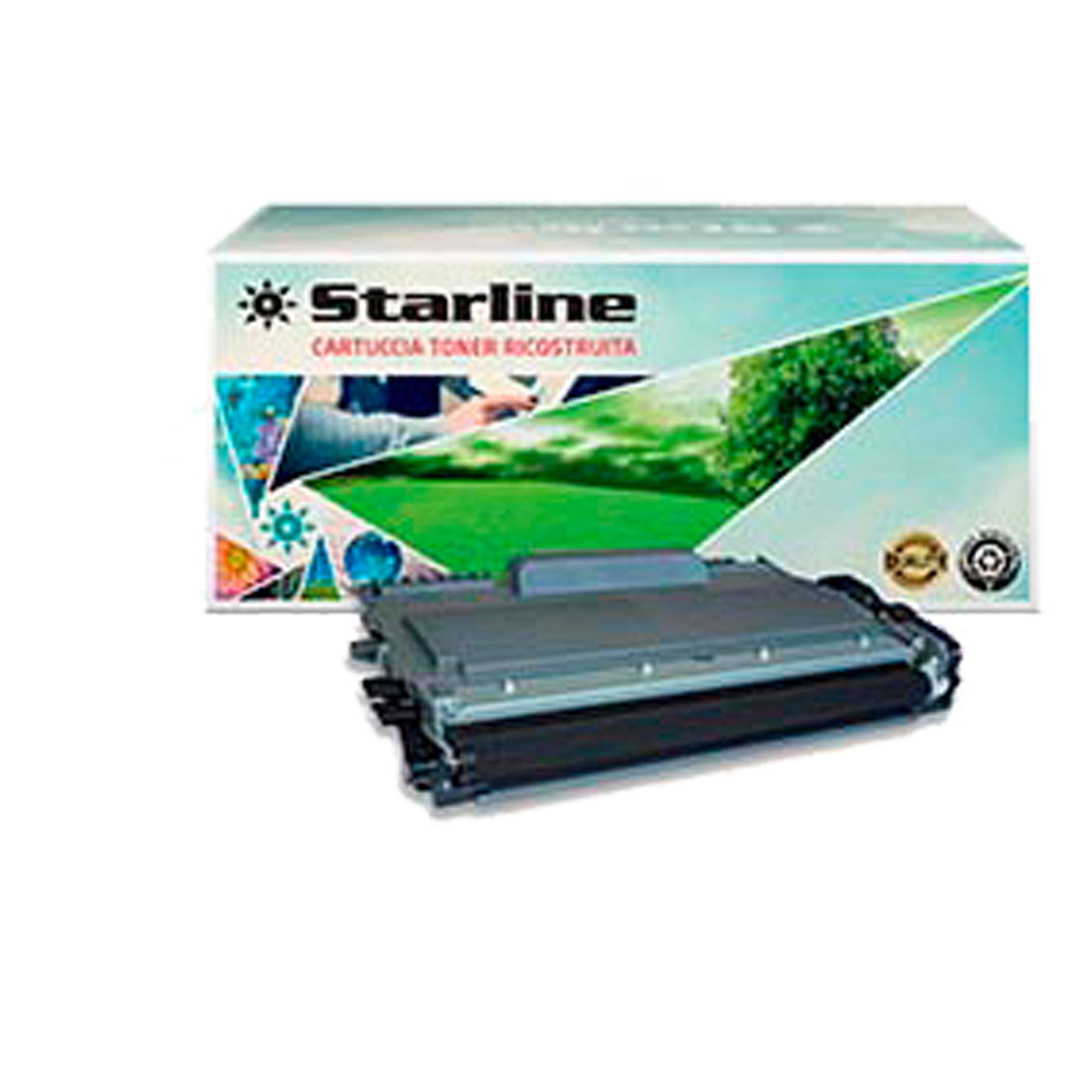 STLBTN2220 Starline - Toner Ricostruito - per Brother - Nero - TN2220 - 2.600 pag - immagine 1