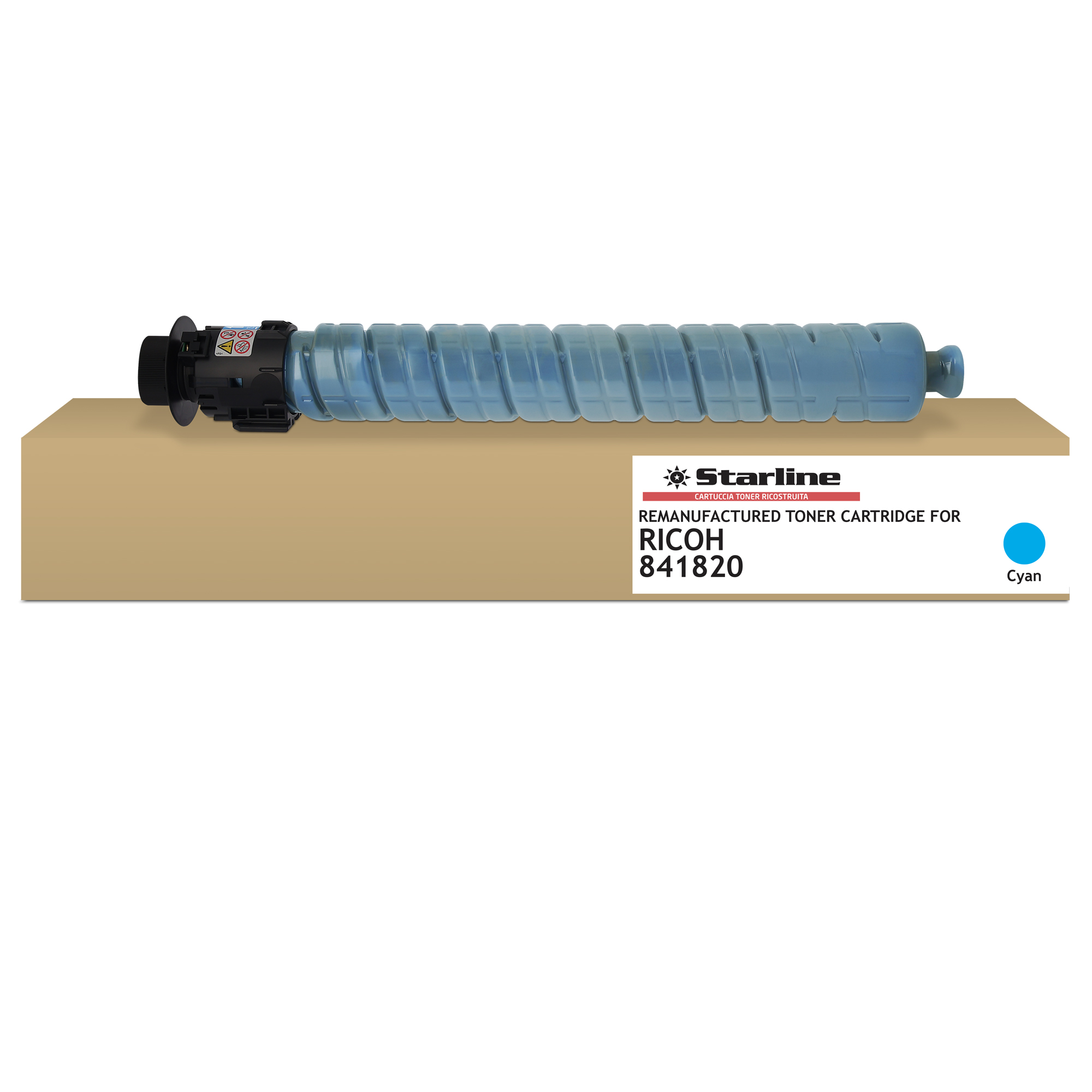 STLRC3003C Starline - Toner ricostruito per Ricoh MPC 3003/3503 Series - Ciano - 841820 - 18.000 pag - immagine 1