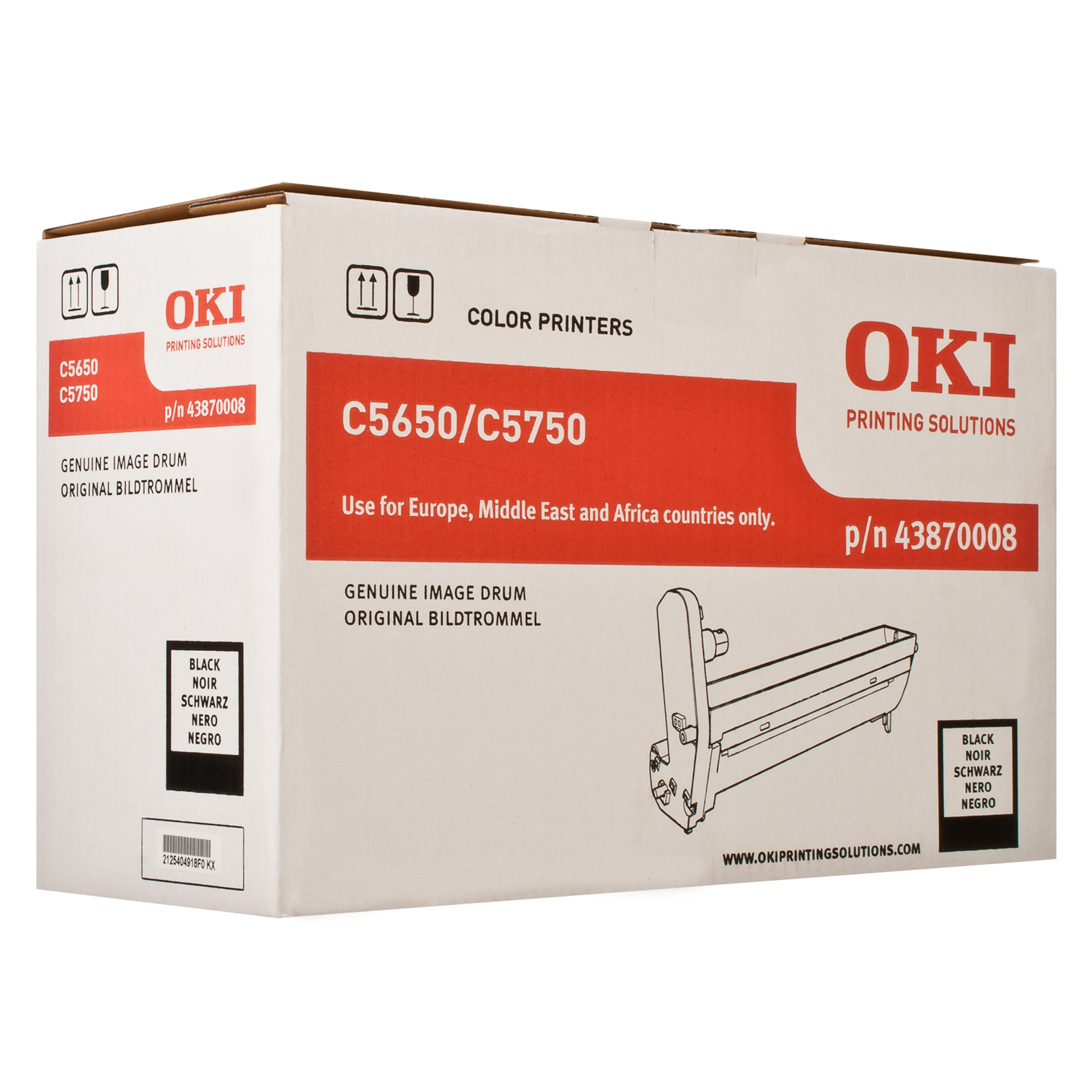 OKIEPC5650BK Oki - Tamburo - Nero - C5650/5750 - 43870008 - 20.000 pag - immagine 1