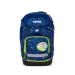 Ergobag Prime Zaino da Scuola Front Runbear colore blu saette verdi