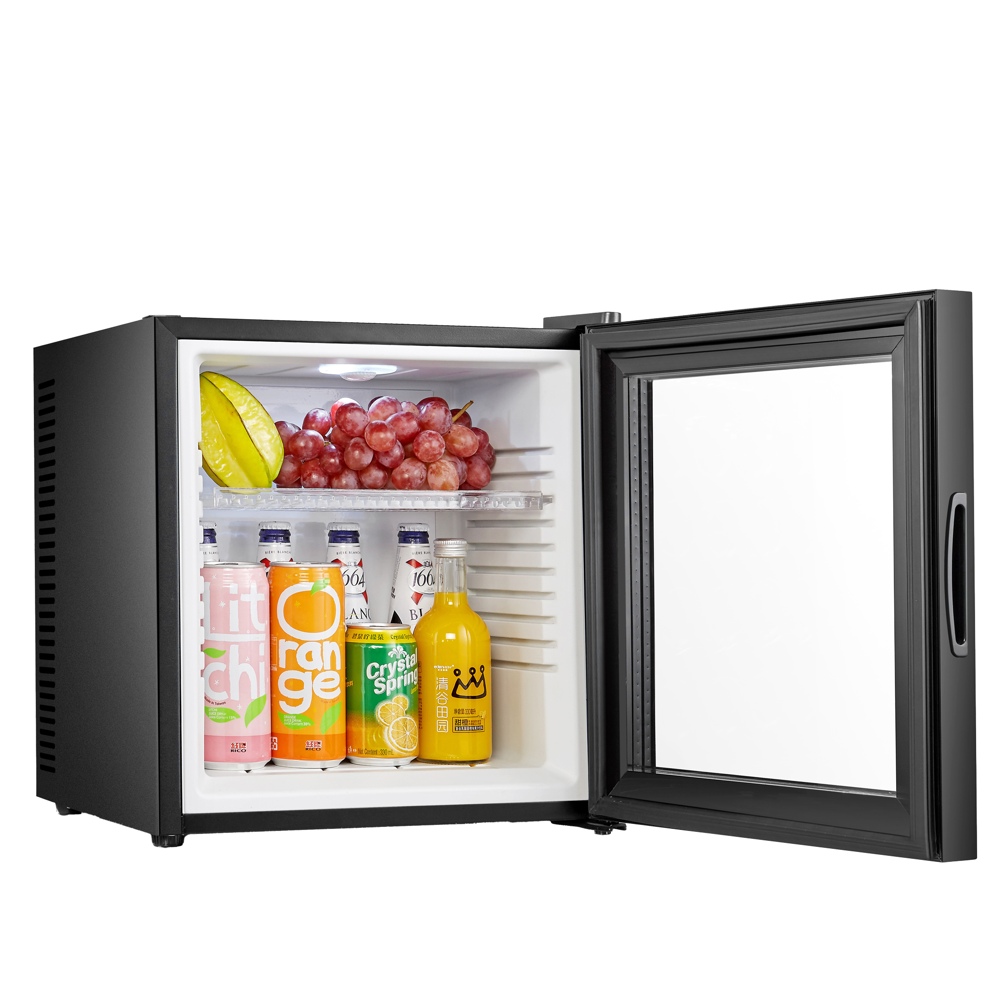 100342 Frigobar termoelettrico Iceberg Glass 24 - porta in vetro - 38 x 38 x 47,5 cm - 24 L - Melchioni family - immagine 1