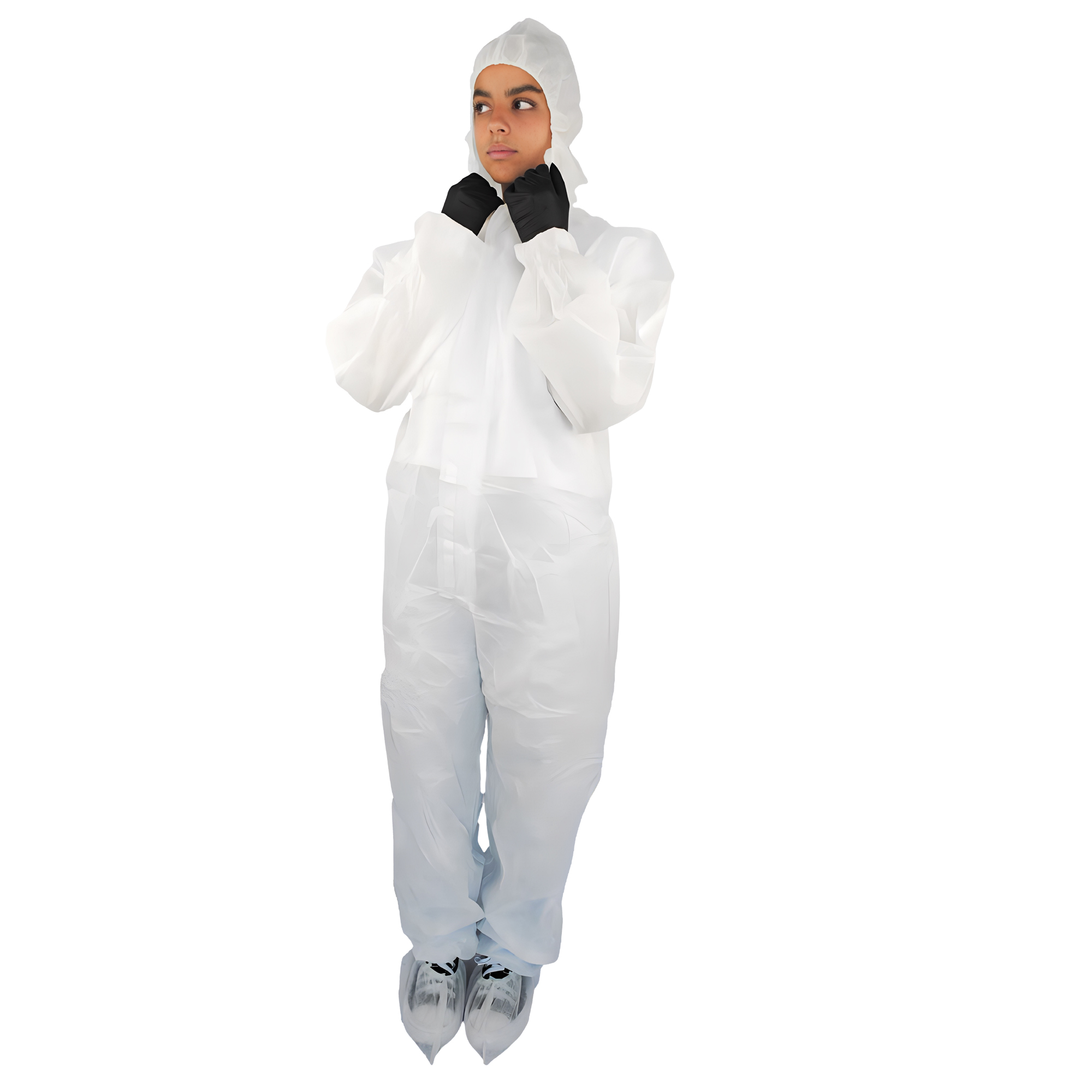 101573 Tuta monouso Warrior - taglia XL - SMS - bianco - Worker - immagine 1