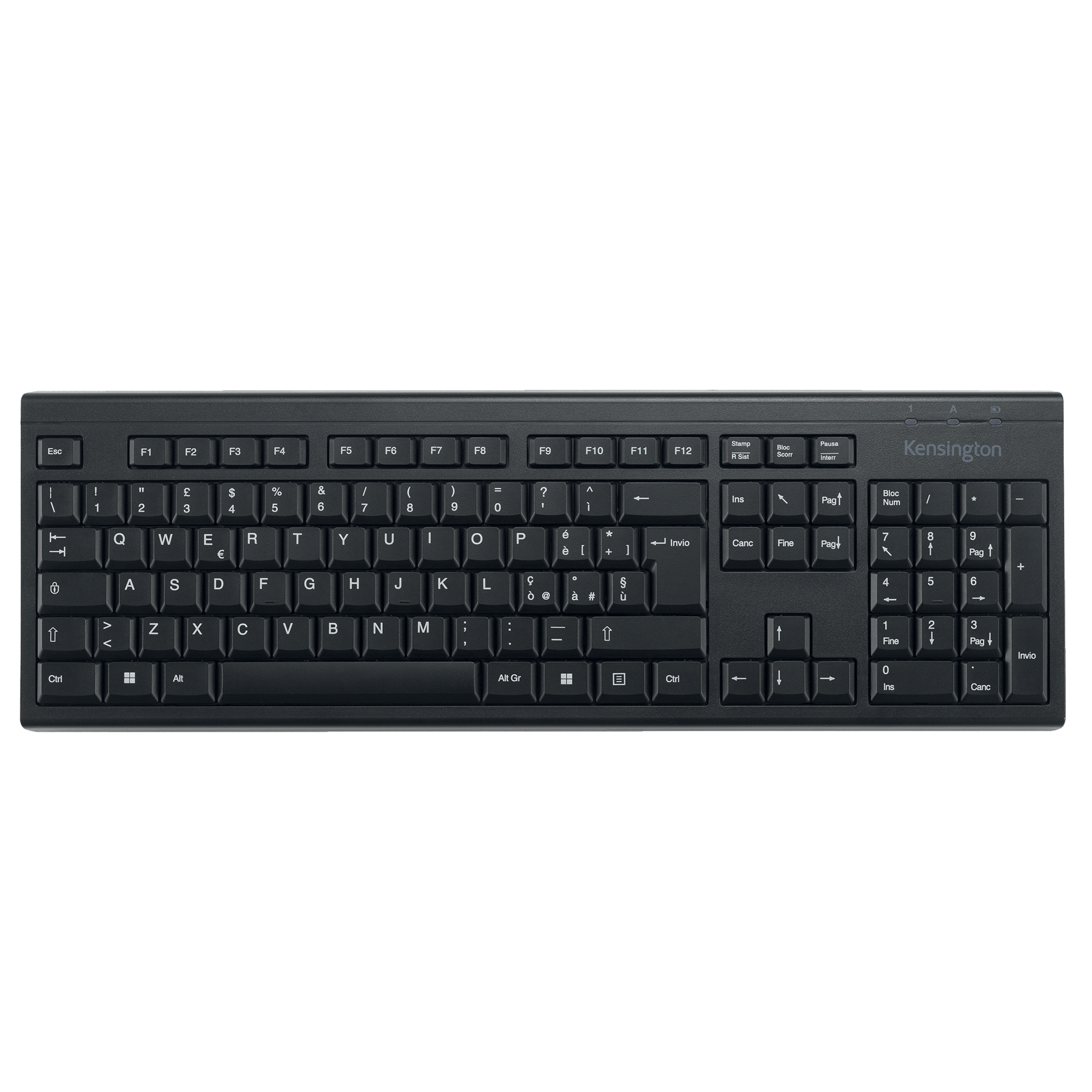 103568 Tastiera wireless - KB150 EQ - nero - Kensington - immagine 1