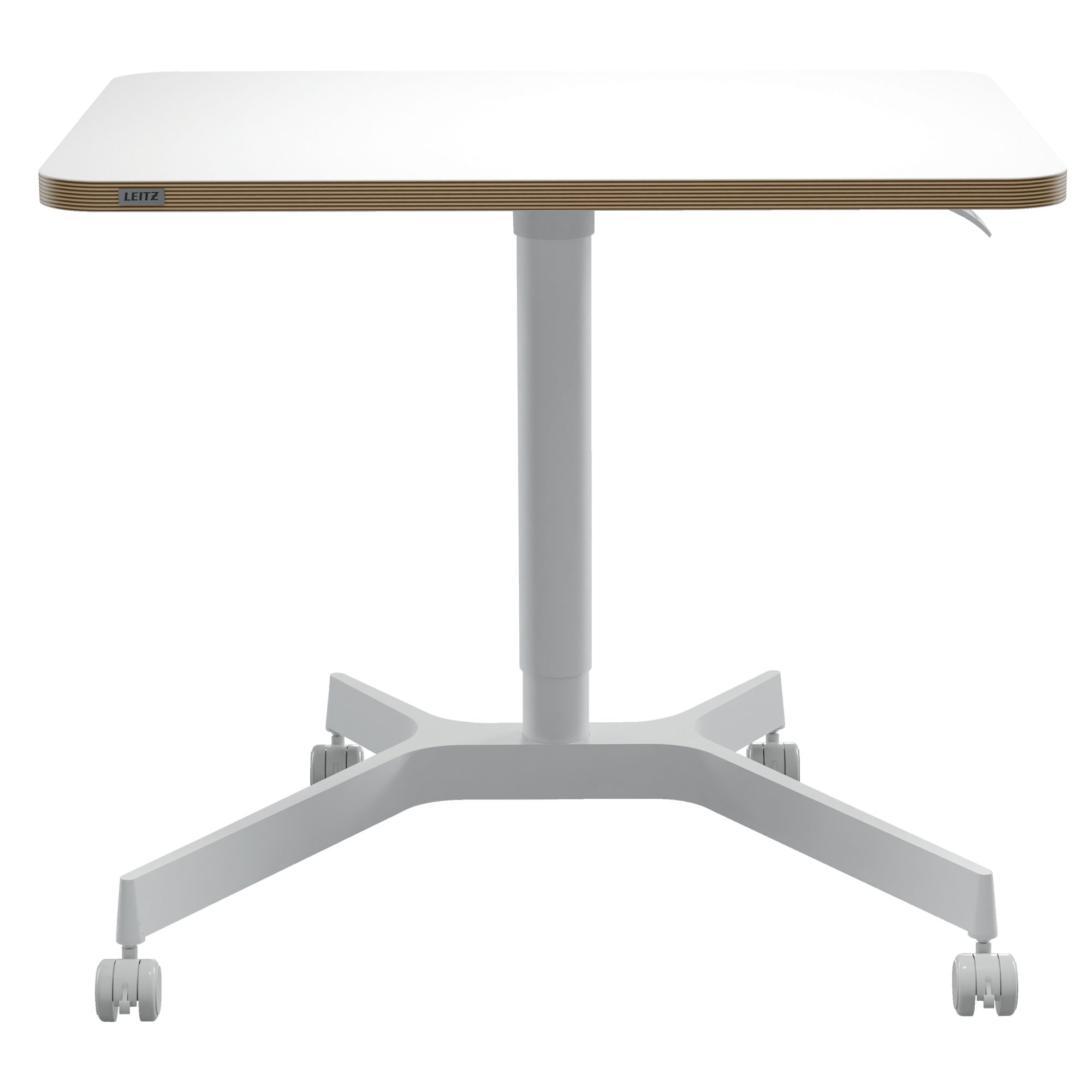 103577 Scrivania Compatta pneumatica Sit-Stand - mobile - 80 x 60 x 75 cm - bianco - Leitz - immagine 1
