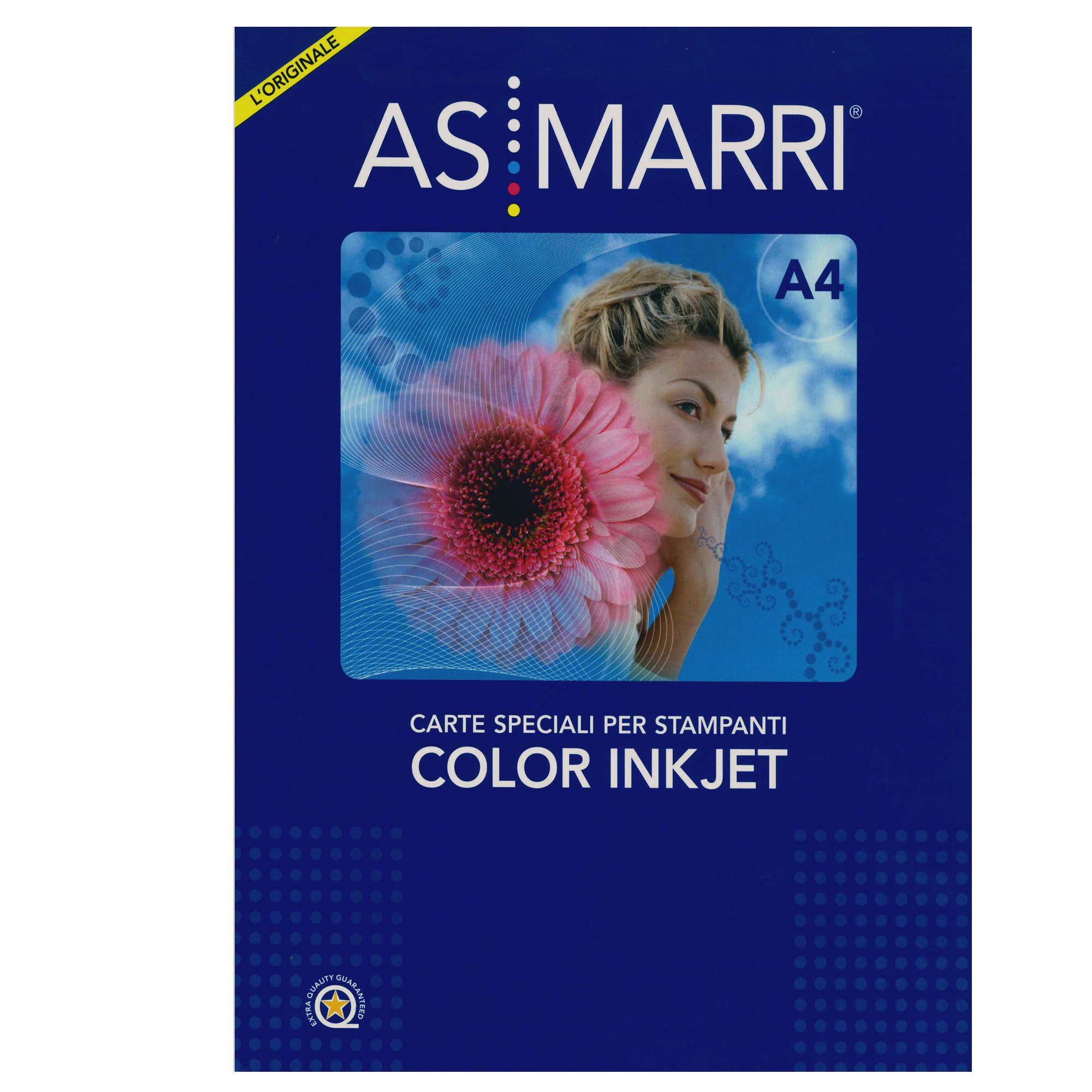 28680 Adesivo poliestere - stampa inkjet - A4 - 10 fogli - trasparente permanente - As Marri - immagine 1