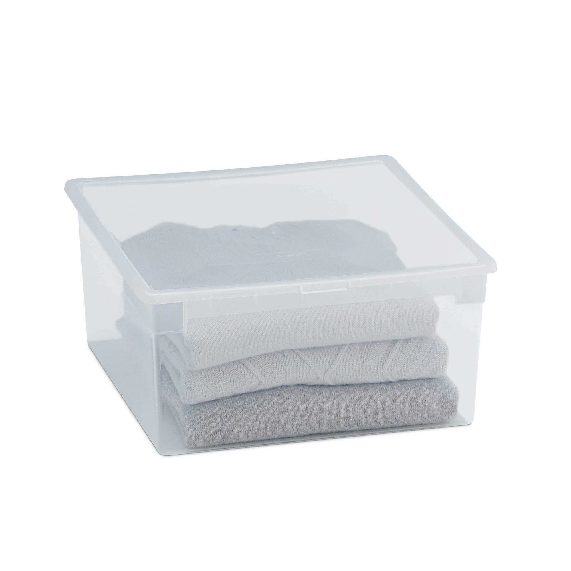 64597 Contenitore multiuso Light Box L - 37,8x39,6x18,5 cm - 23 L - plastica - trasparente - Terry - immagine 1