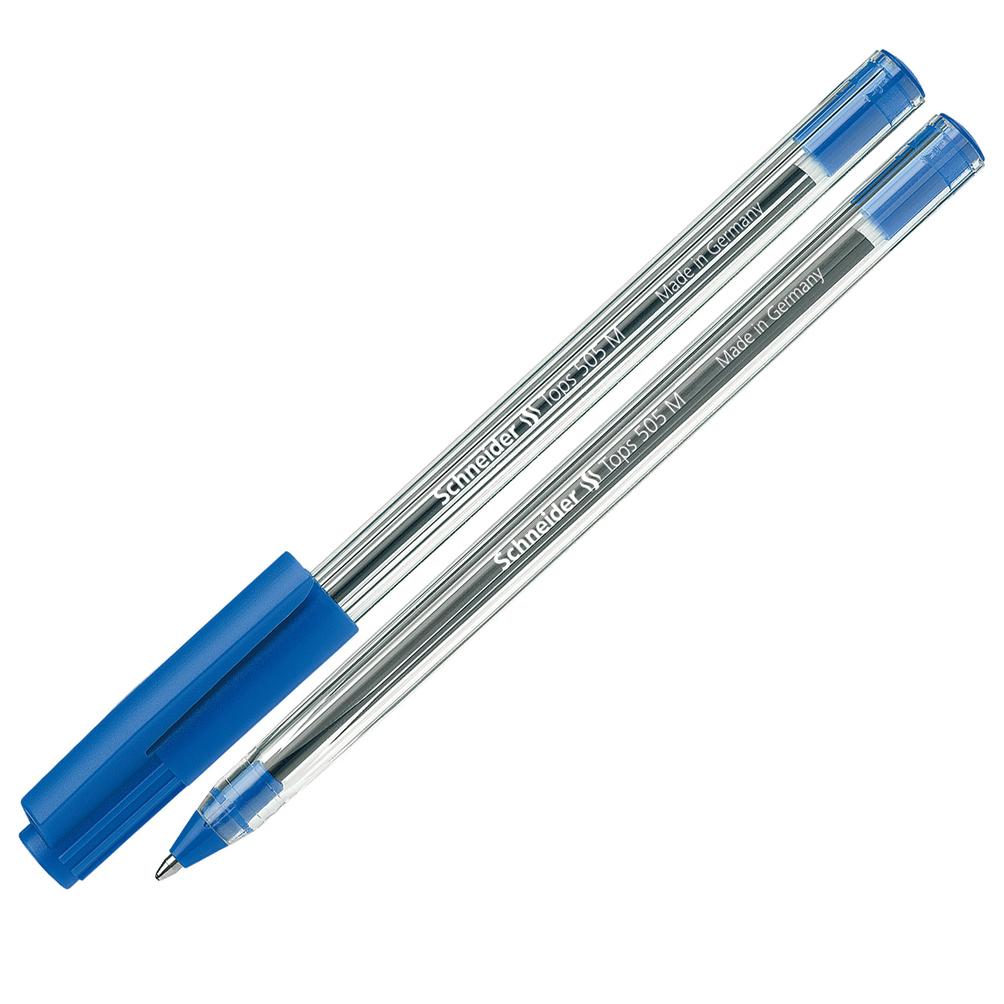 71119 Penna a sfera con cappuccio Tops 505 - tratto 0,7mm - blu - Schneider - immagine 1