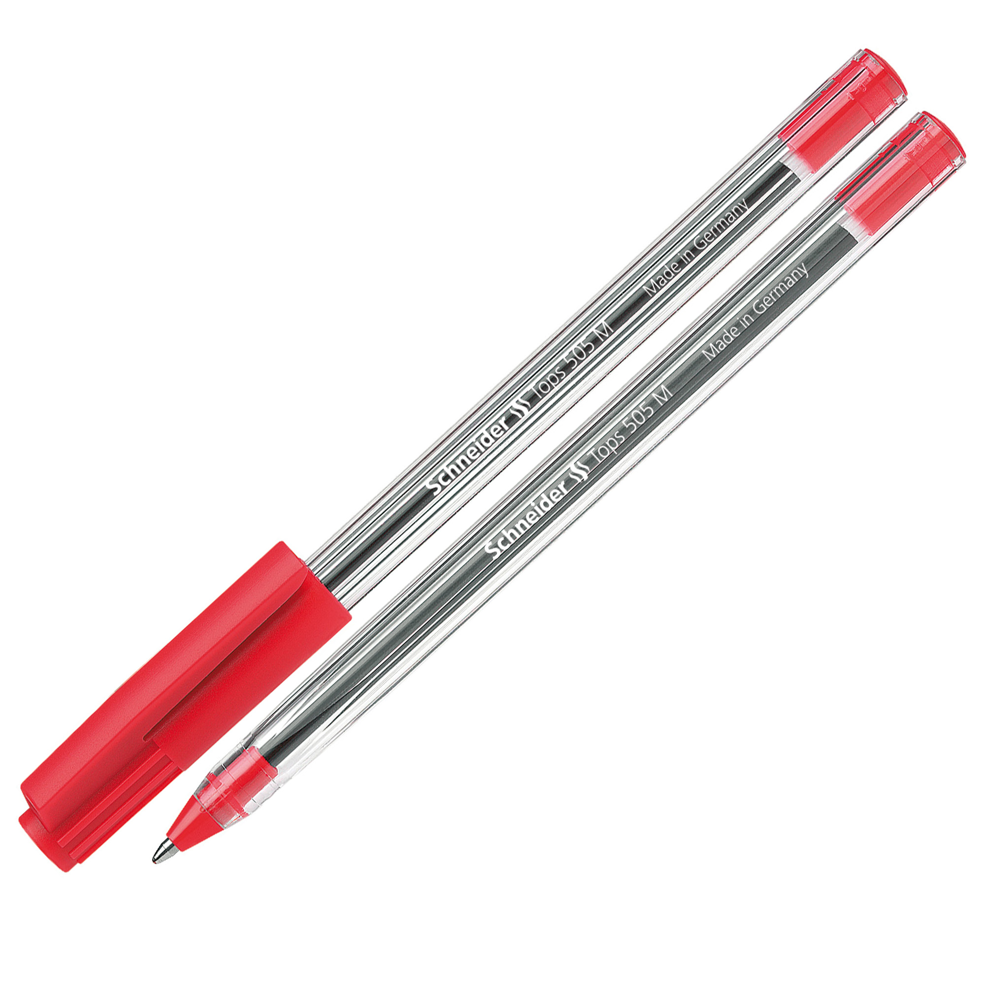 71120 Penna a sfera con cappuccio Tops 505 - tratto 0,7mm - rosso - Schneider - immagine 1