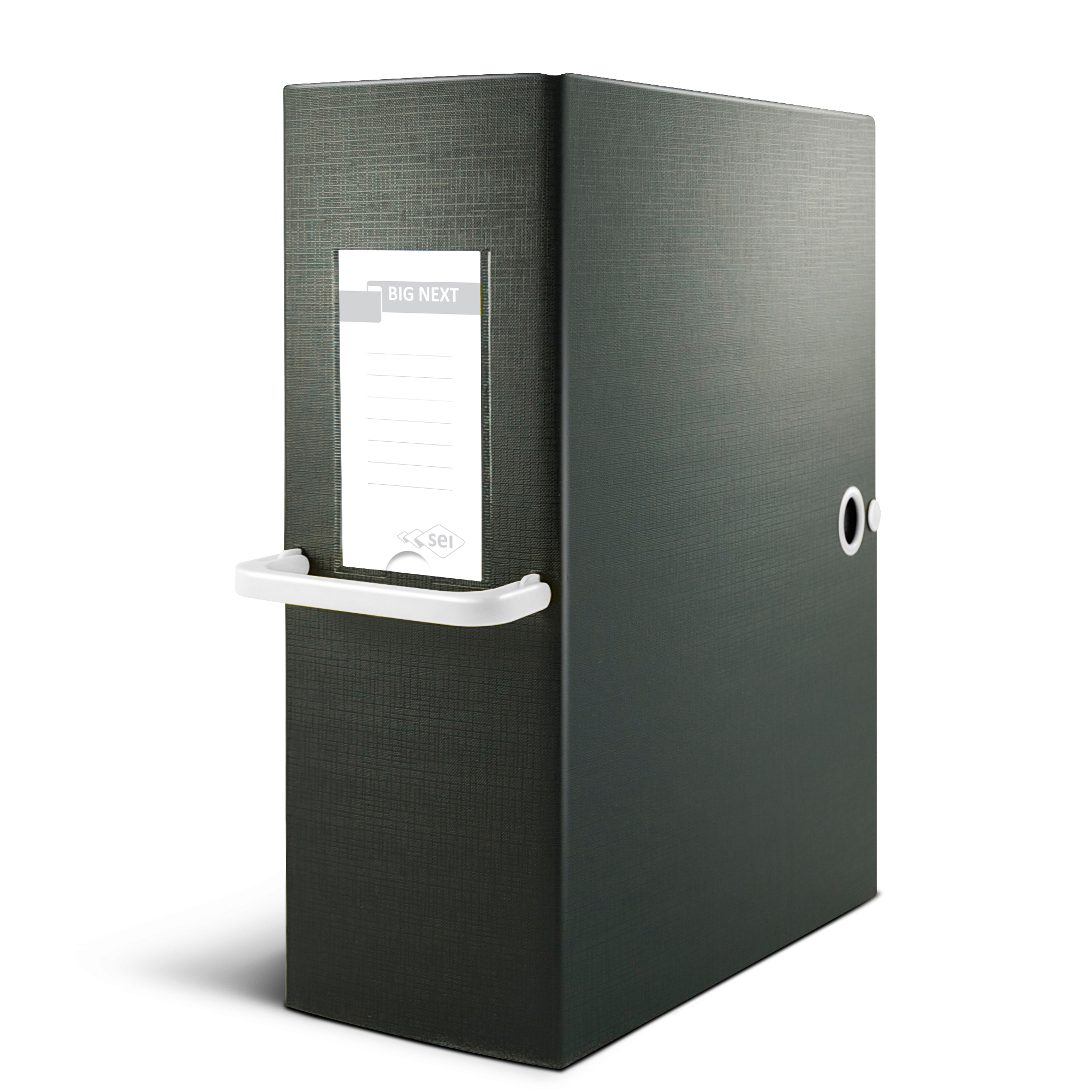 71828 Scatola archivio Big Next - dorso 20 cm - 25 x 35 cm - nero/bianco - Sei Rota - immagine 1