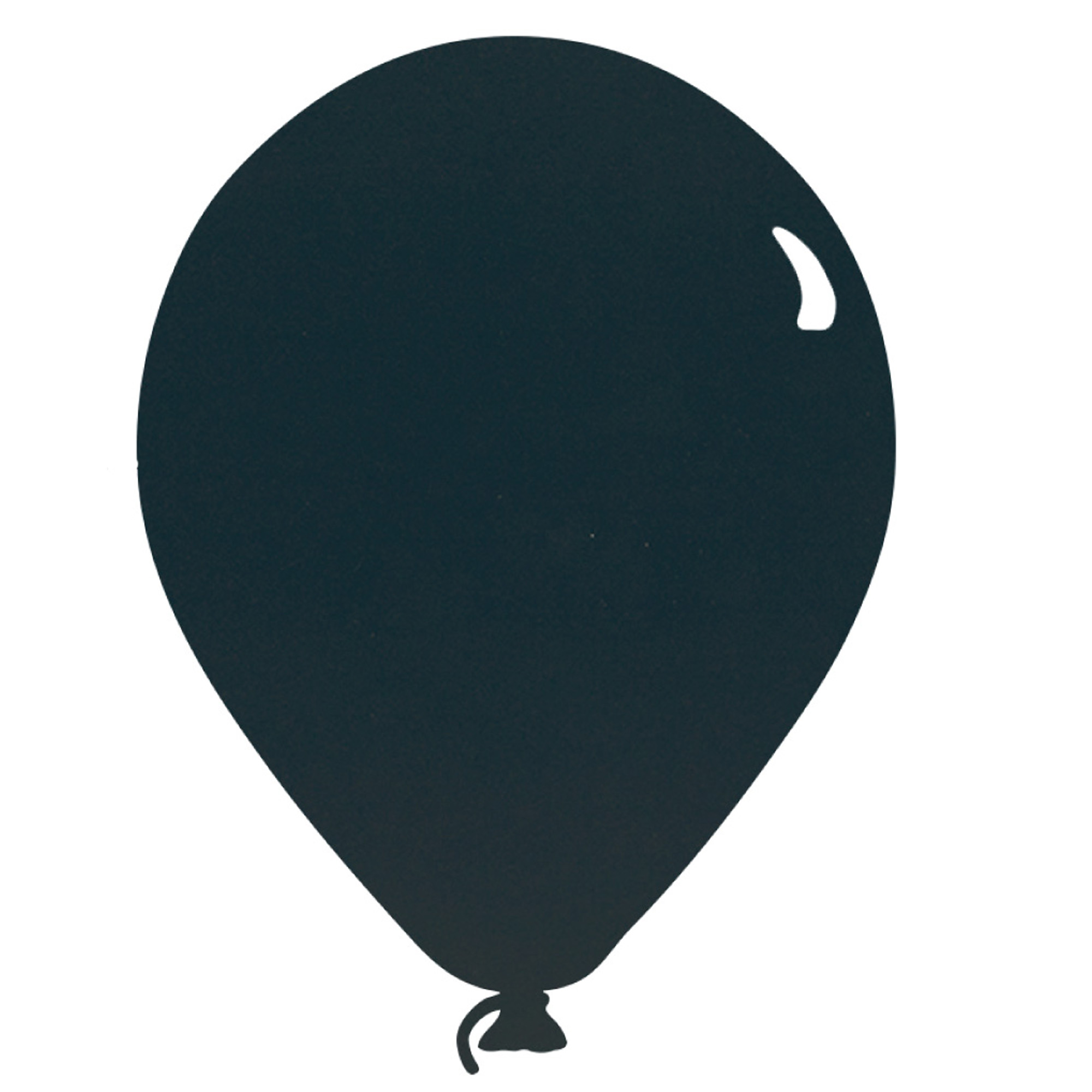 86923 Lavagna da parete Silhouette - 39,6 x 29 cm - forma palloncino - nero - Securit - immagine 1