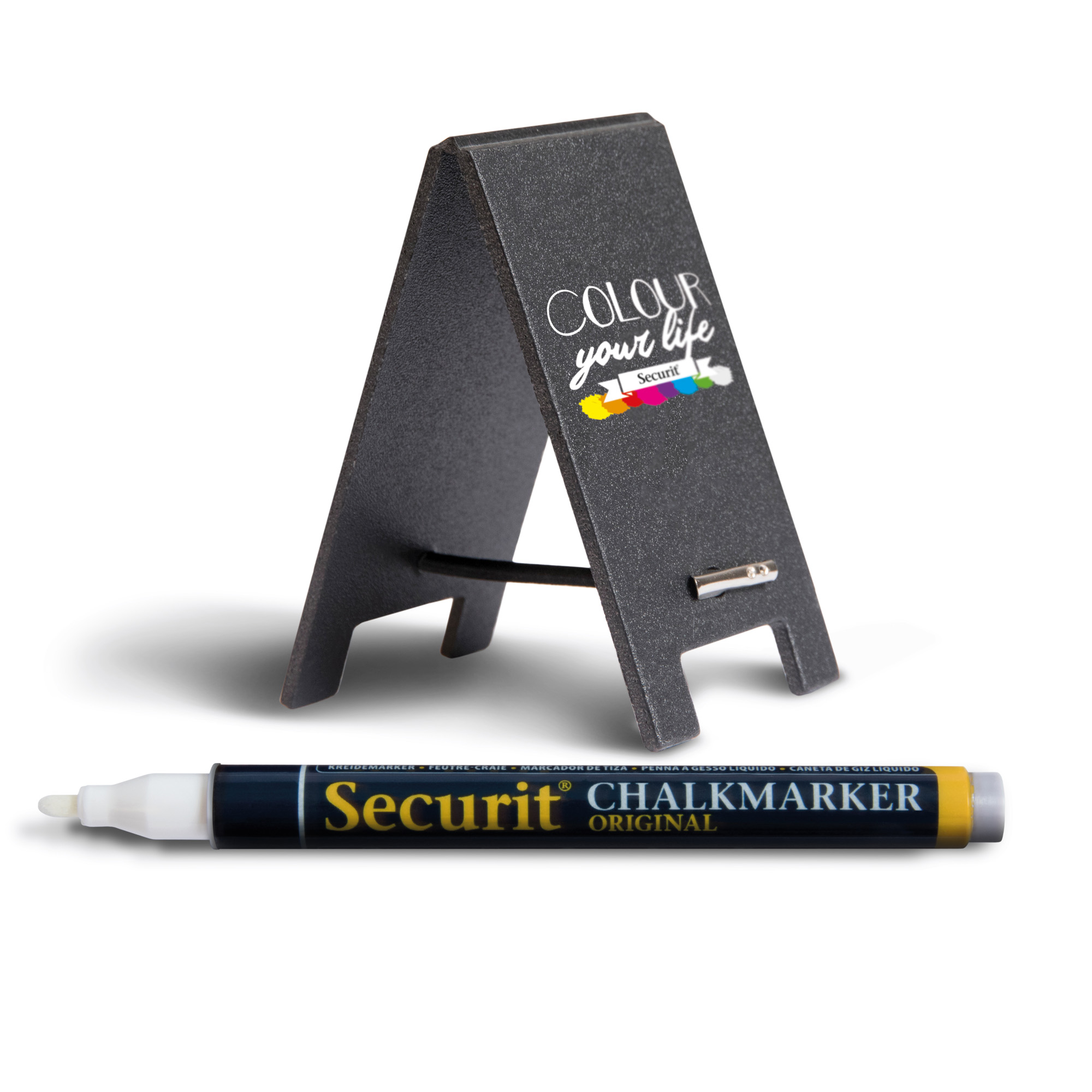 86930 Lavagnette segnaposto - 8,5 x 5 cm - Securit - set 5 pezzi - immagine 1