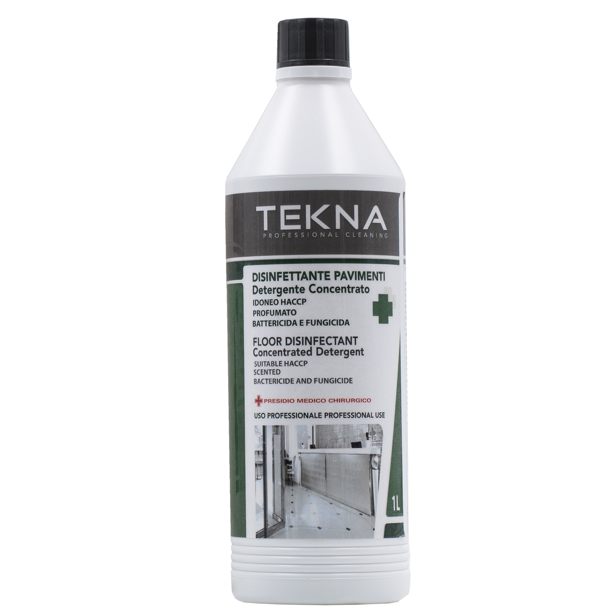 95912 Disinfettante detergente - per pavimenti - concentrato - 1 lt - Tekna - immagine 1