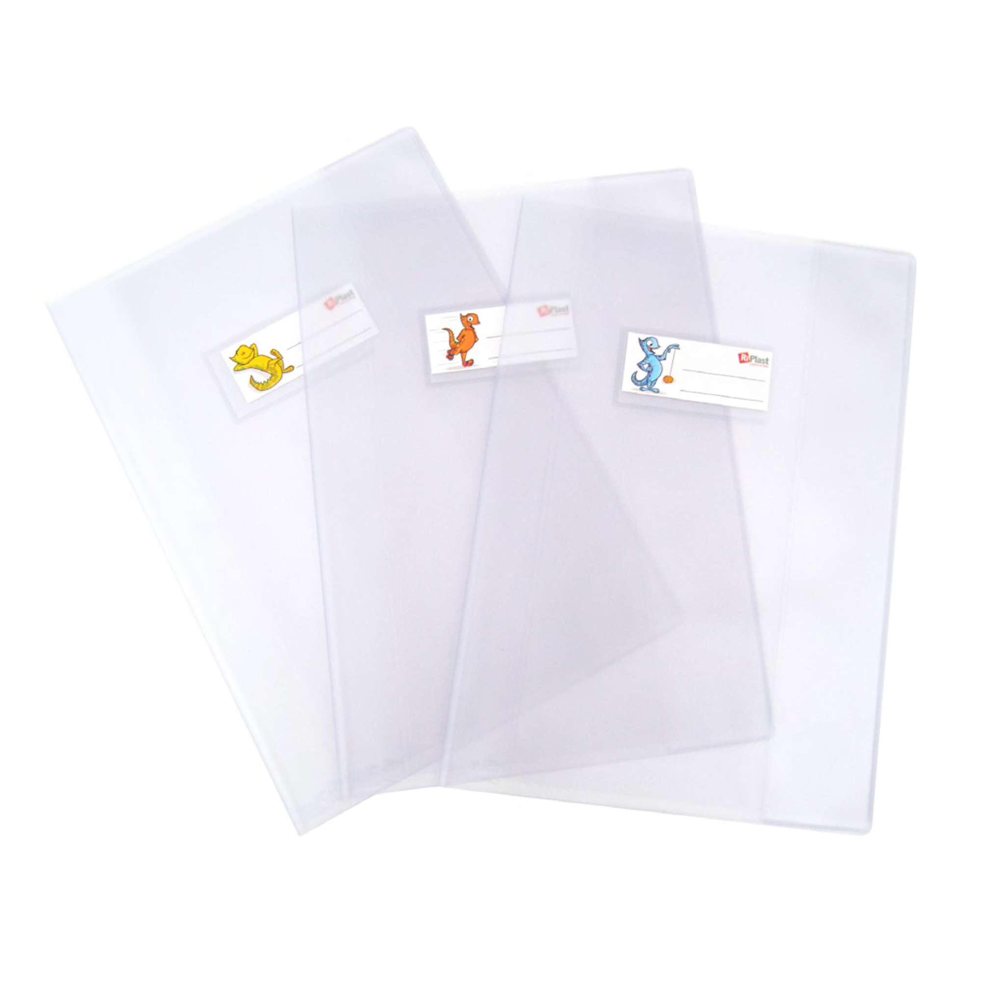 96955 Copriquaderno Superseta - A5 - PVC - c/alette - A5 - neutro trasparente - Colorosa - immagine 1