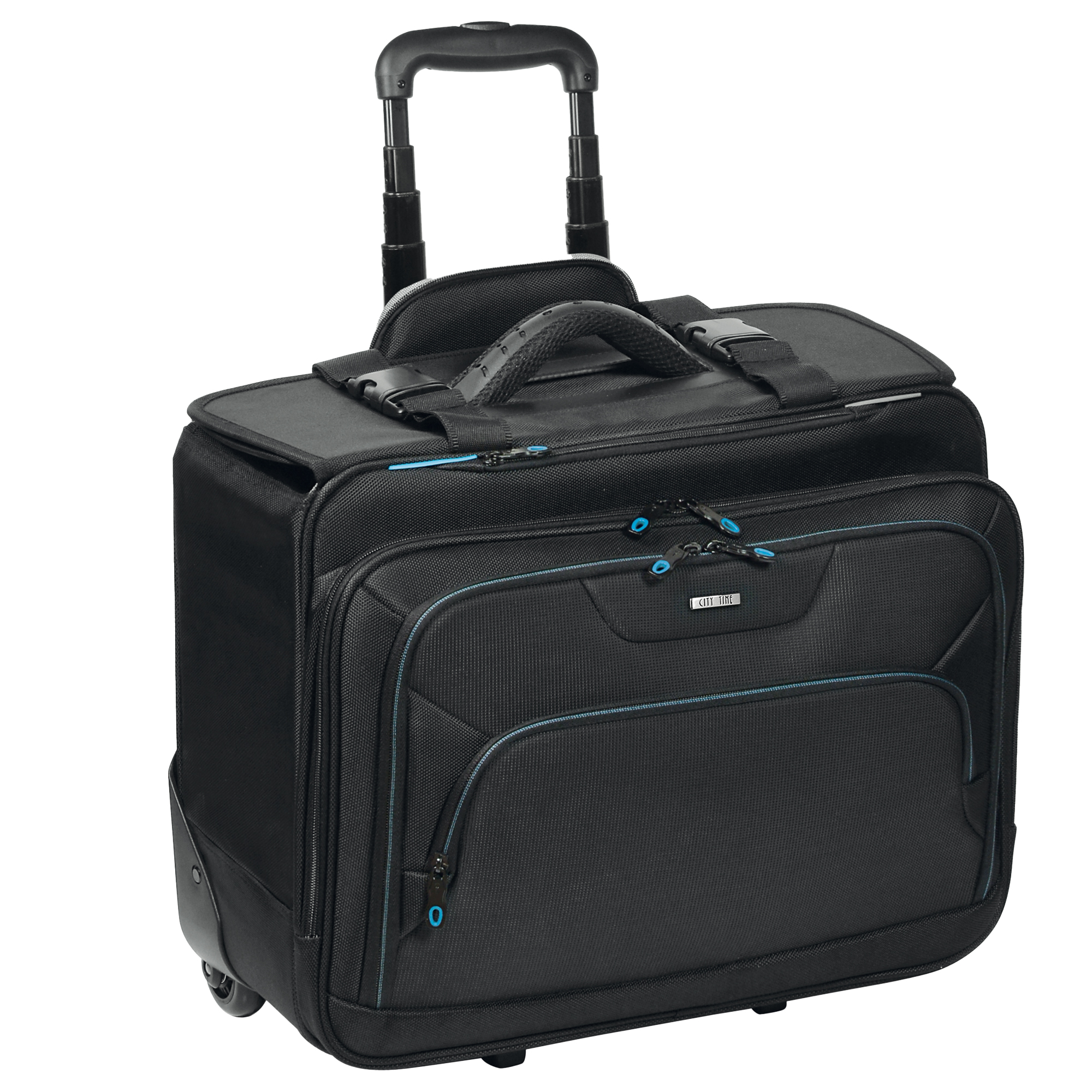 99498 Trolley Bluetech - tessuto - nero - City Time - immagine 1