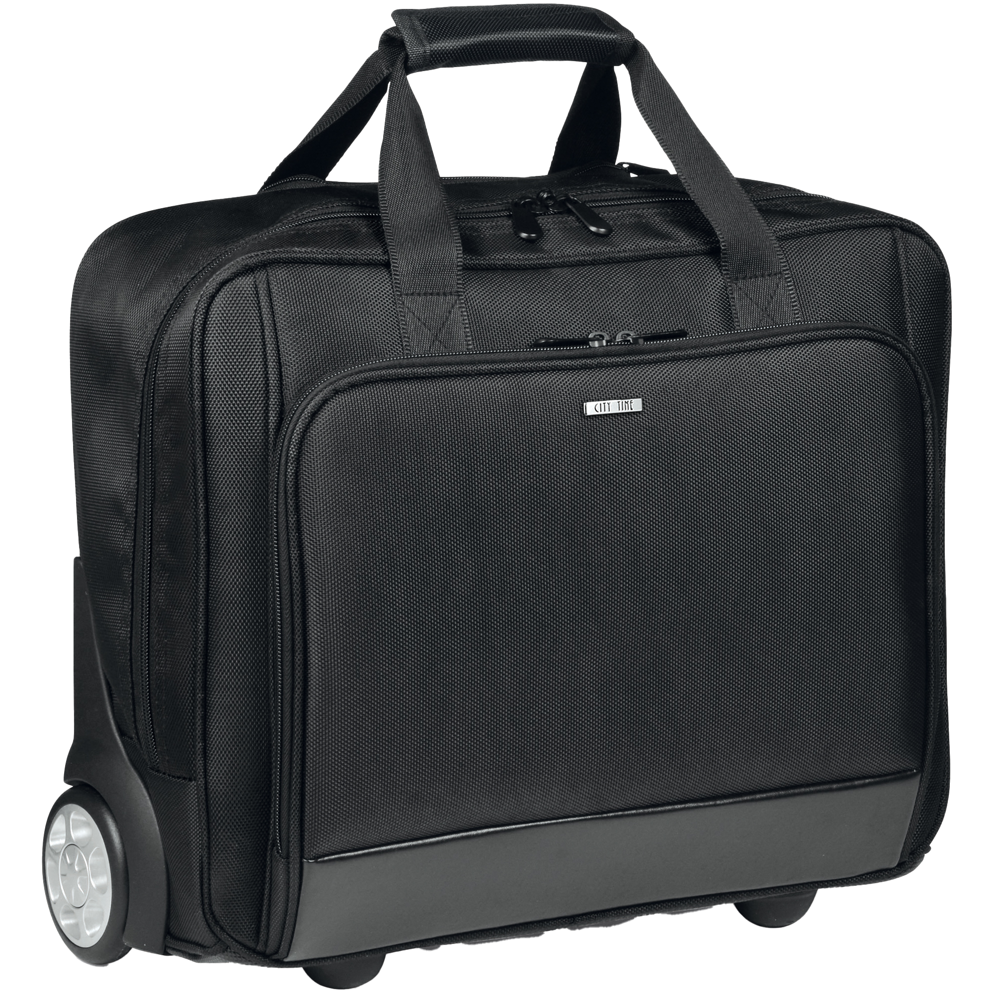 99499 Trolley Essential - tessuto extra strong - nero - City Time - immagine 1