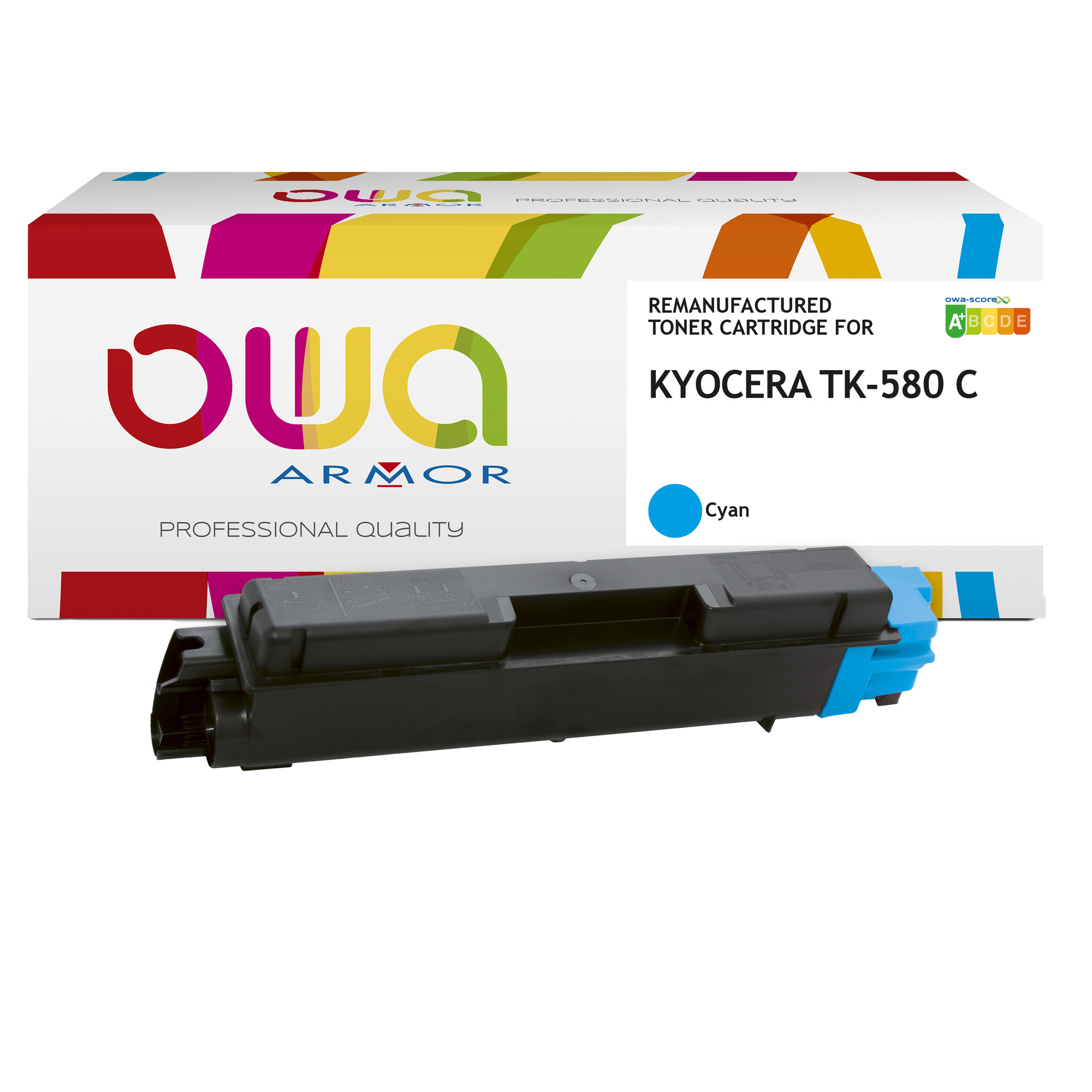 ARMK15606 Armor - Toner Compatibile per Kyocera TK-580C - Ciano - 2.800 pag - immagine 1
