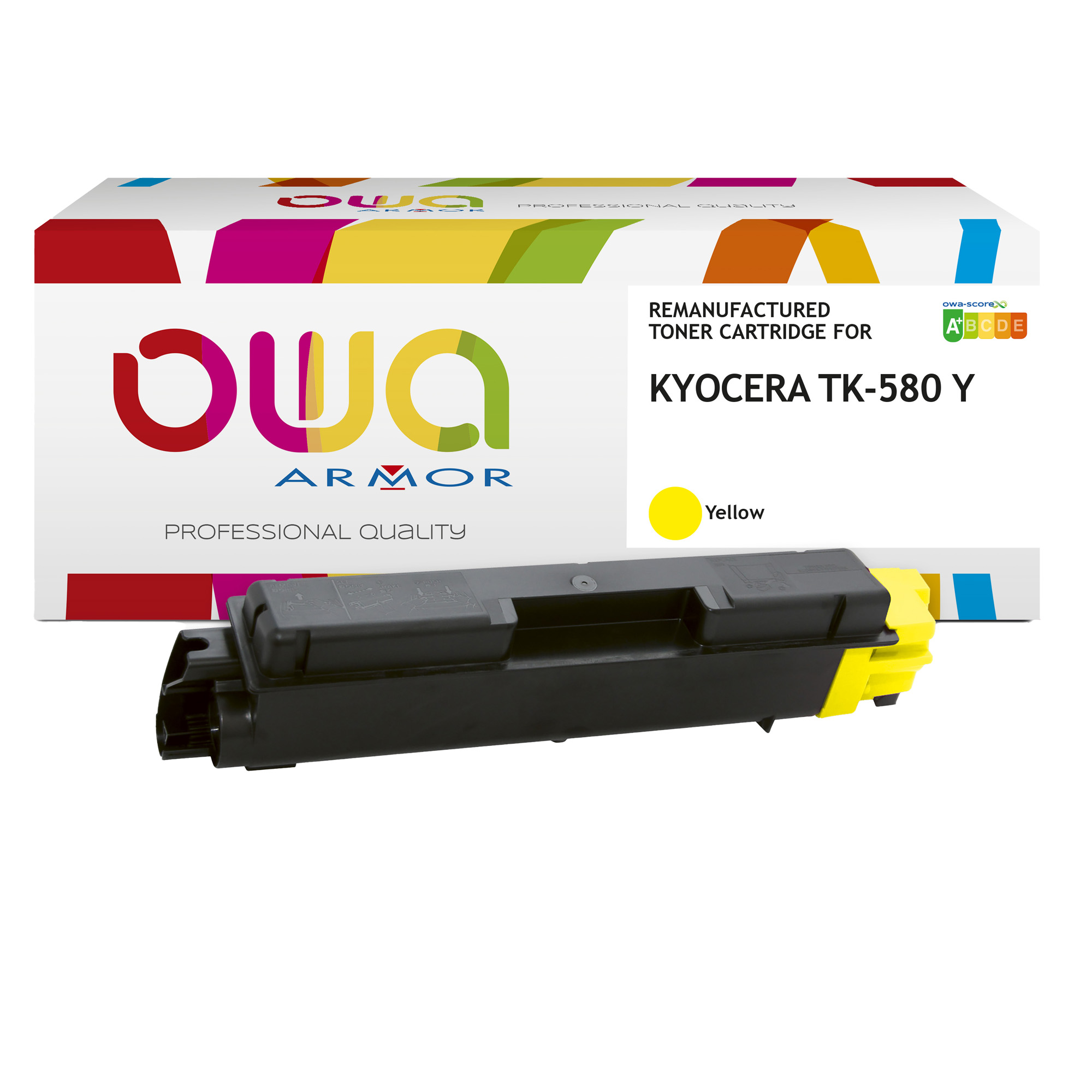 ARMK15608 Armor - Toner Compatibile per Kyocera TK-580Y - Giallo - 2.800 pag - immagine 1