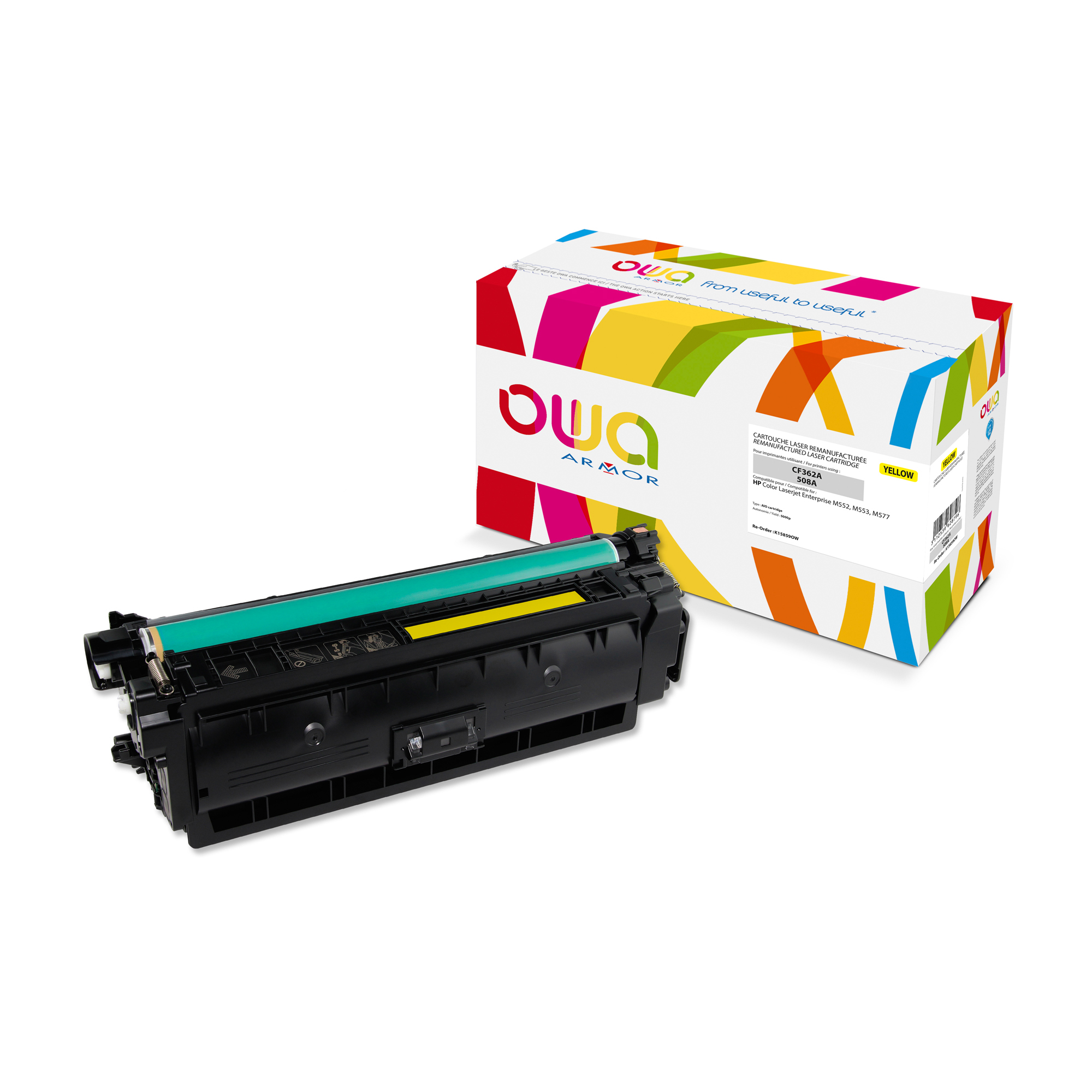 ARMK15859 Armor - Toner Compatibile per Hp - Giallo - CF363A - 5.000 pag - immagine 1