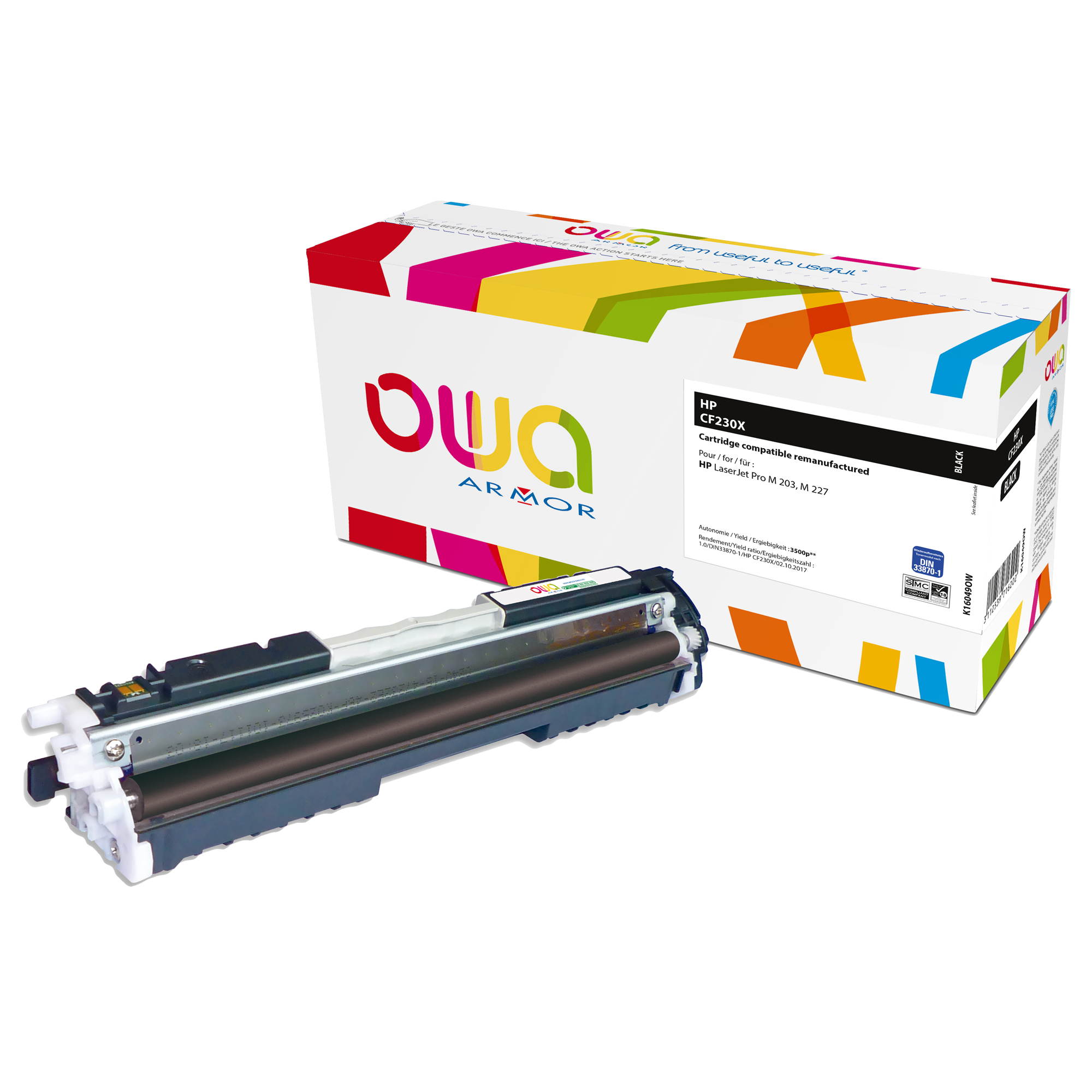 ARMK16049 Armor - Toner Compatibile per HP 30X - Nero - CF 230 X - 3.500 pag - immagine 1