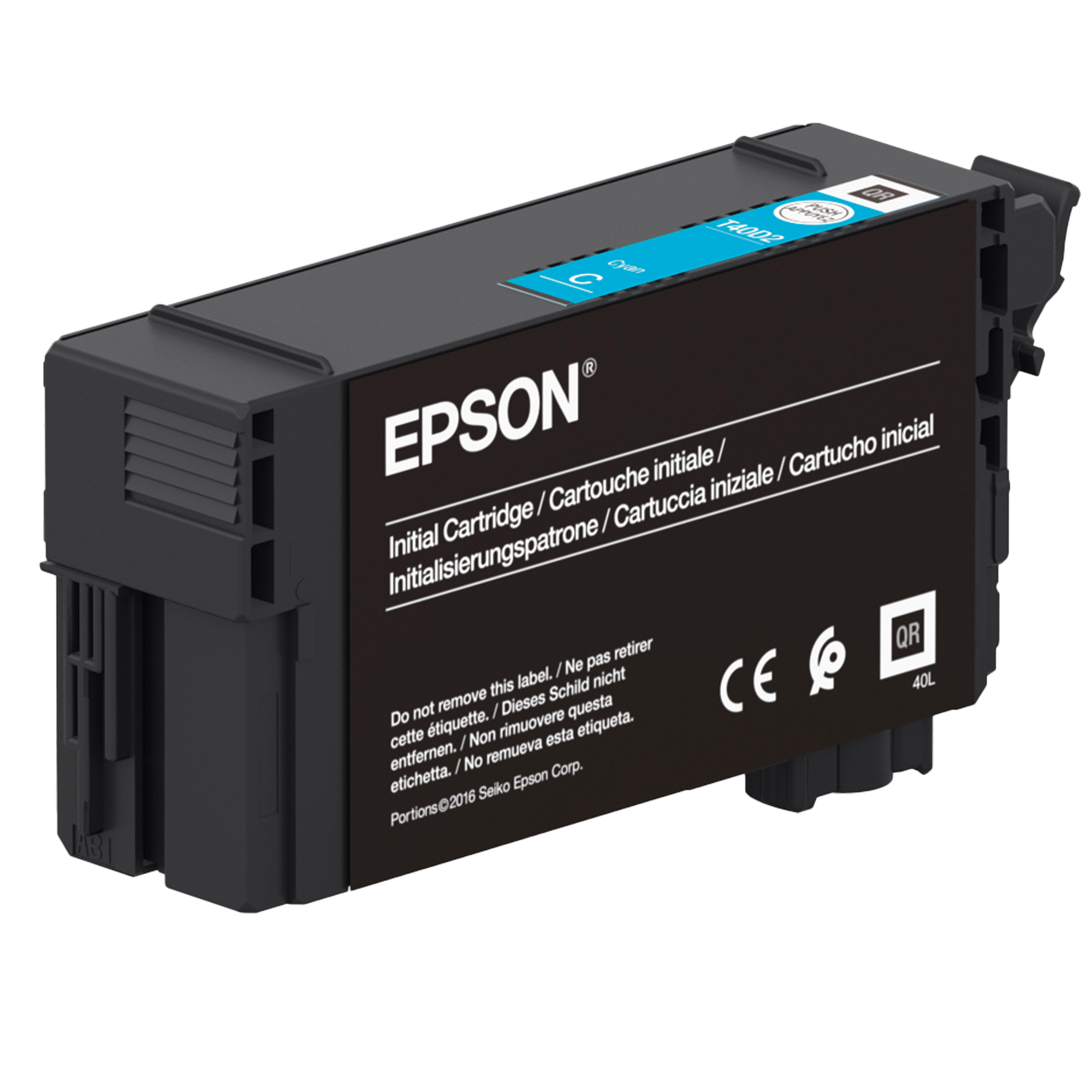 EPST40D240 Epson - Cartuccia UltraChrome XD2 - Ciano - C13T40D240 - 50 ml - immagine 1