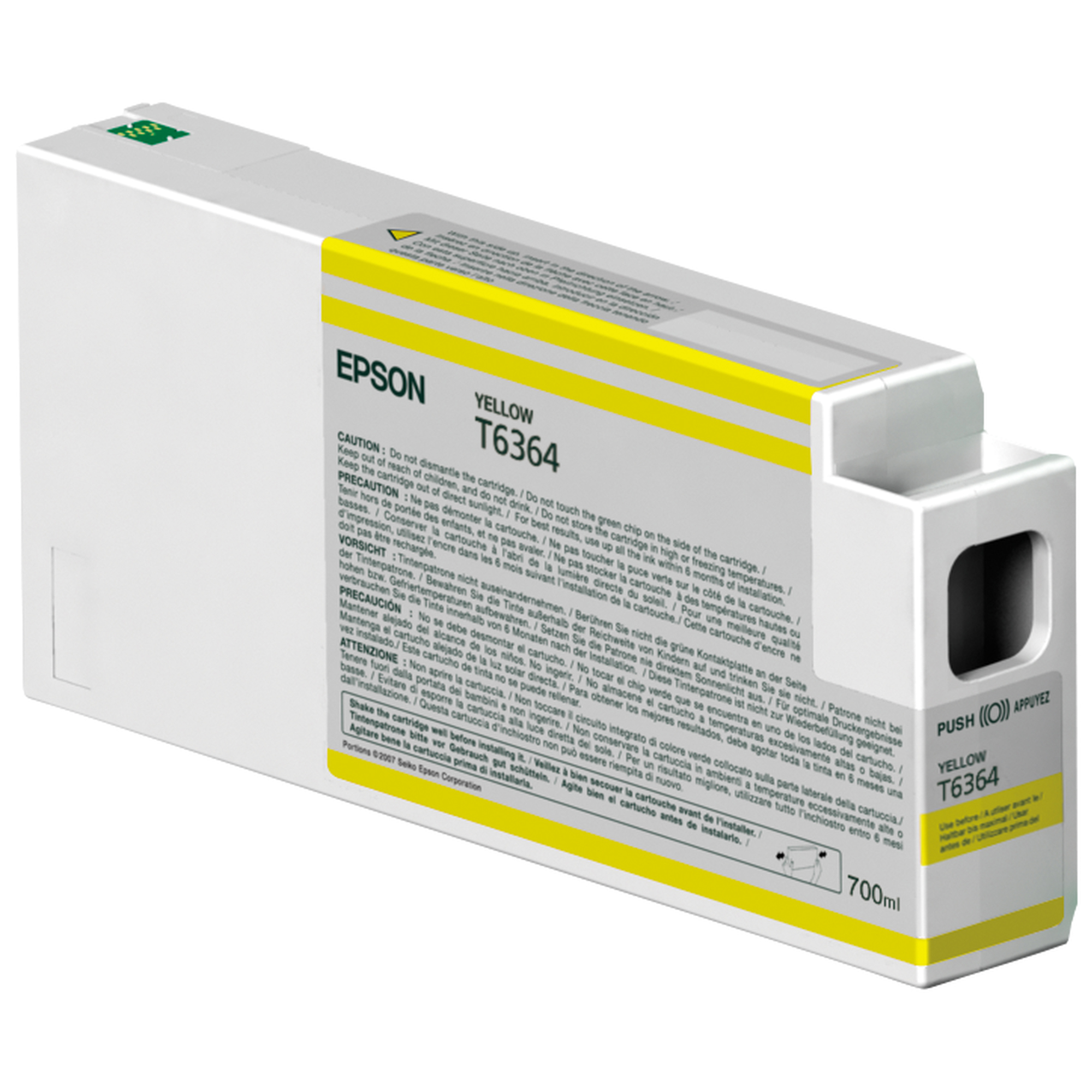 EPST636400 Epson - Tanica - Giallo - T6364 - C13T636400 - 700ml - immagine 1