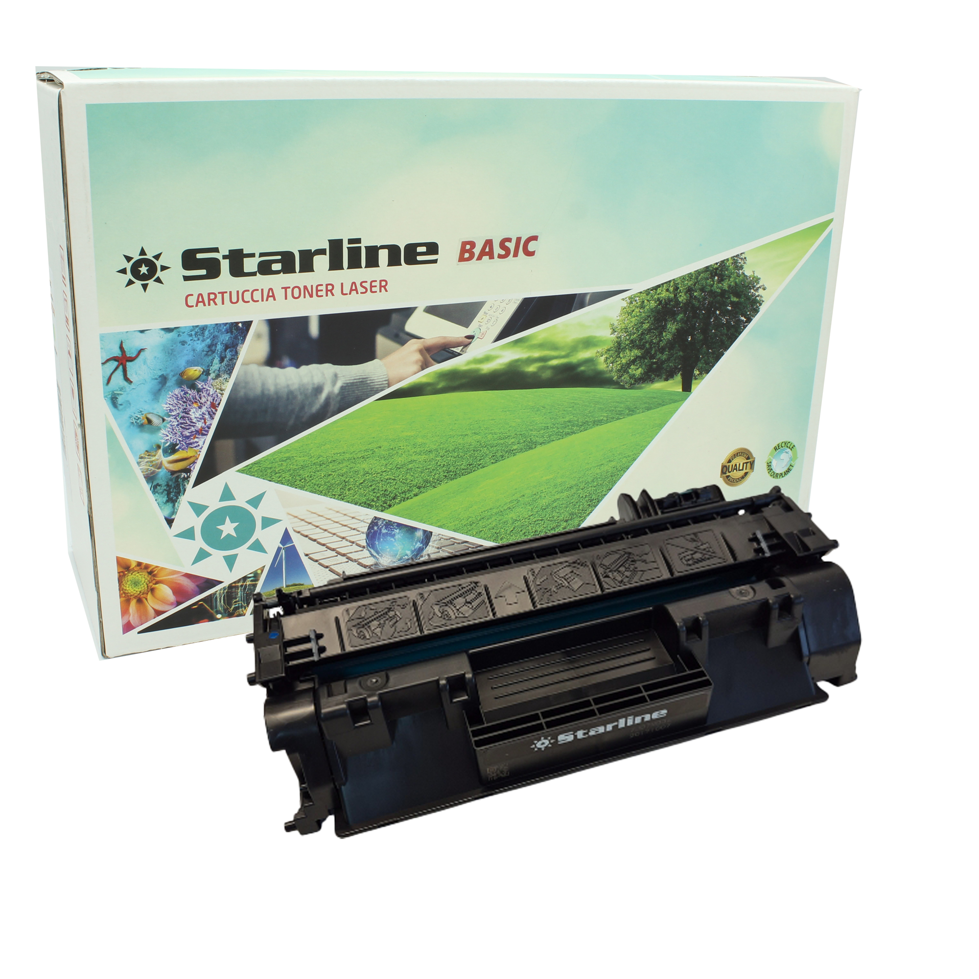 STLCF280A Starline - Toner Compatibile - per HP 80A - Nero - CF280A - 2.700 pag - immagine 1