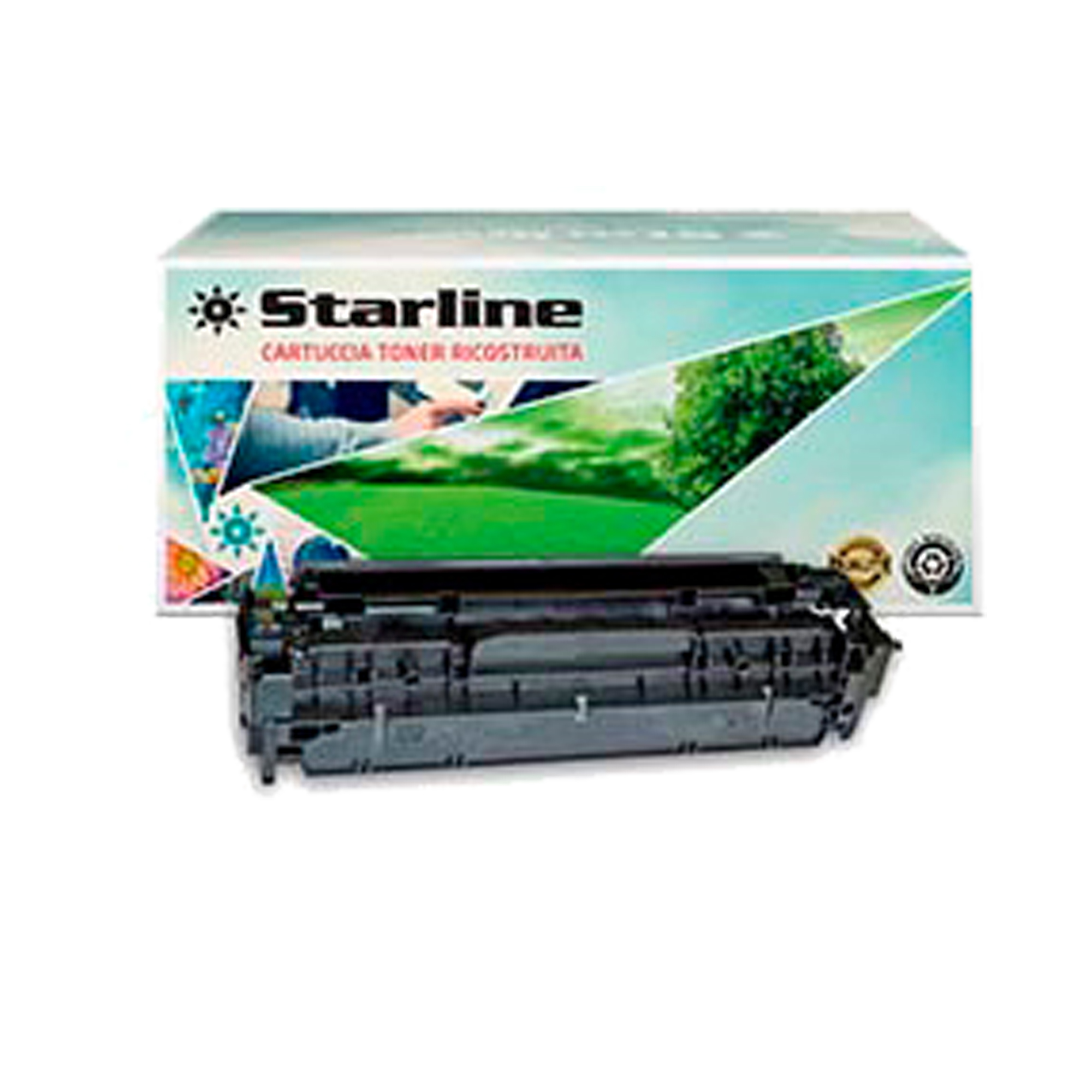 STLHCE410X Starline - Toner Ricostruito - per HP 305X- Nero - CE410X - 4.000 pag - immagine 1