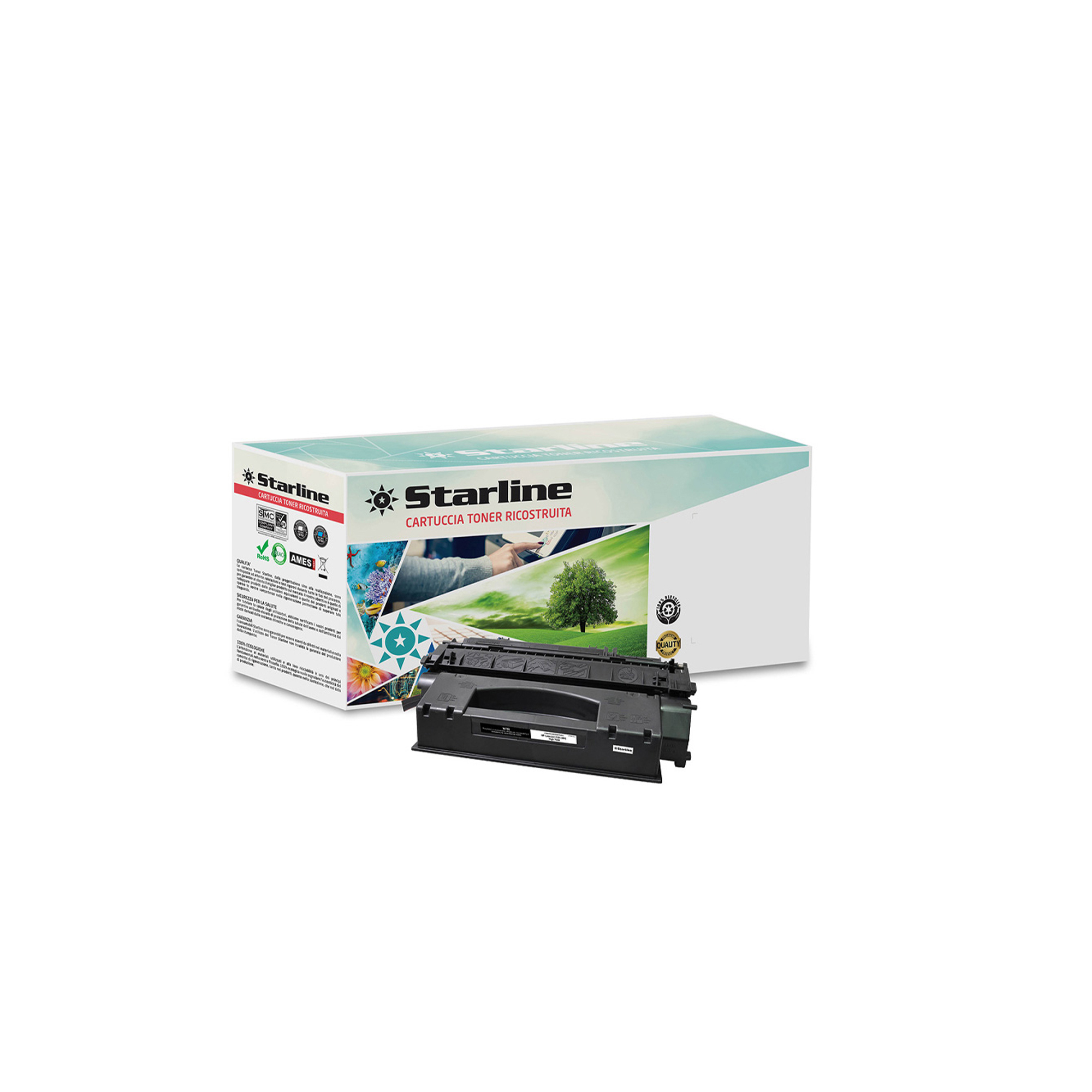STLHQ5949X Starline - Toner Ricostruito - per HP 49X - Nero - Q5949X - 6.000 pag - immagine 1